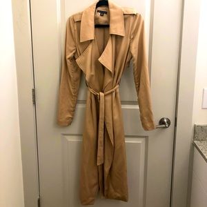 Saks Fifth Avenue Camel Trench Coat